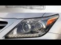 Lexus LX570(2015)What Is Inside Head Light❓Part&#39;s &amp; Details...Mughal Auto Electrician✔️