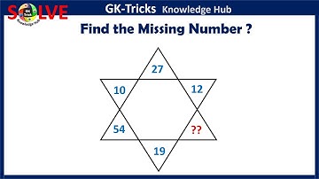 Find the Missing Number!  19, 54, 10, 27, 12, ? | Math Puzzle - #02