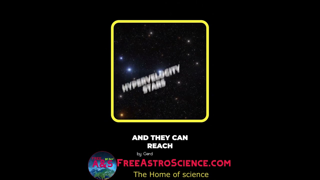 Some stars move at hyper velocity speeds    