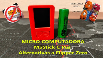 M5-NEMO Alternativa a Flipper Zero | M5StickC Plus español | instalamos Nemo firmware  y lo probamos