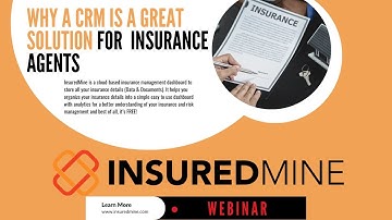 InsuredMine for your Agency Sales, CRM, & Marketing Automation is a must for Insurance Agents Growth