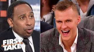 The Knicks won't regret trading Kristaps Porzingis, they had no choice! - Stephen A. | First Take