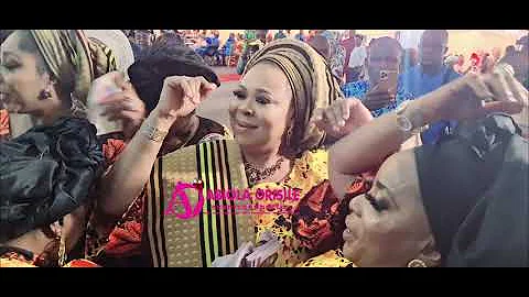 Olori Seki Elegushi, ALHAJA Morufat Shabi and Bimbo Pitan Rock K1 Stage