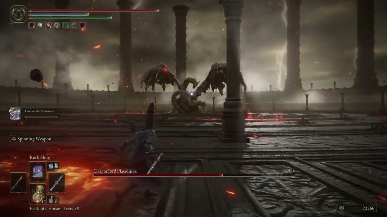 Elden Ring : Dragonlord Placidusax - Location + CHEESE - 1.10 - YouTube