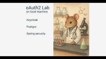 how to build oauth2 lab locally with keycloak and docker
