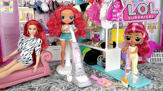 OMG Doll Donates Her Clothes! - OMG Doll Cleaning Morning Routine
