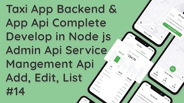 #14 Taxi Driver & User App: Node.js Express & MySQL - Admin Service Management APIs