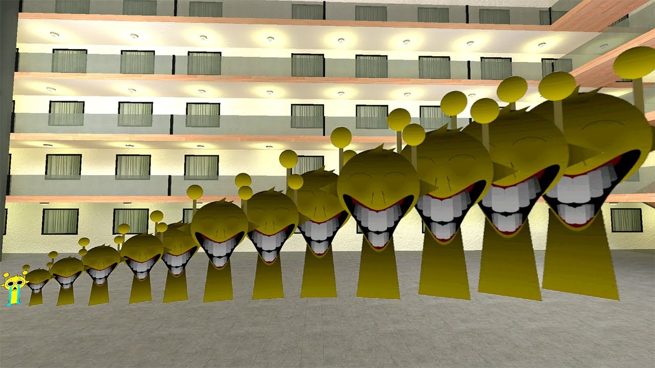 All Sizes of Sprunki Simon Wants My Help Finding the Missing Baby Sprunki Simon