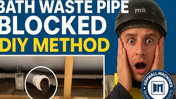 How to Unblock a Blocked Bath Waste Pipe – Real DIY Fix for Hair, Limescale & Standing Water #diy