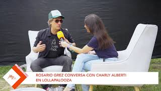 Charly Alberti con PlayFM en Lollapalooza Chile 2019