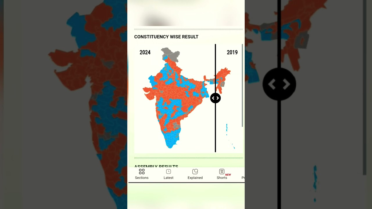 CONSTITUENCY  Elections Results 2024 vs 2019: How Has India Political Map Changed? | 