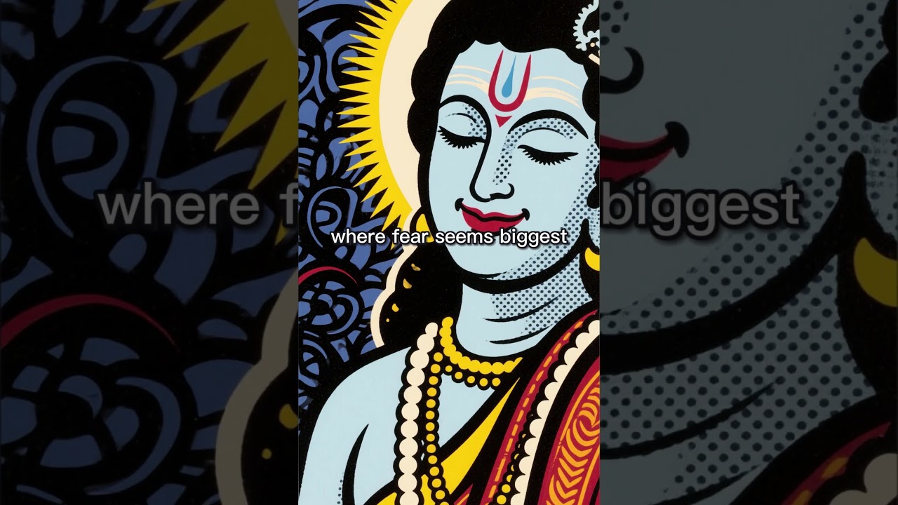 Когда страх овладевает человеком, Кришна улыбается | Сила смирения