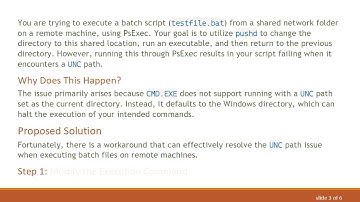 How to Stop Your Batch File and Pushd from Referencing UNC Paths in CMD