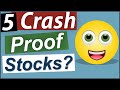 TOP 5 Safety Stocks for the Next Crash?  5 GREAT Stocks in Recent Crashes