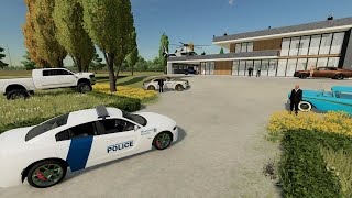 Cops arrest Millionaire for robbing bank | Farming Simulator 22