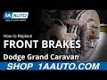 How to Replace Front Brakes 08-20 Dodge Grand Caravan