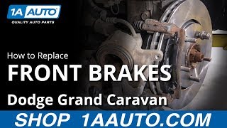 How to Replace Front Brakes 08-20 Dodge Grand Caravan