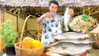 Rice Stir_ Fry  with Fish and egg Yummy the recipes and eat_ Cooking with Chef Ny.