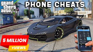 GTA 5 - PHONE CHEATS ( PS4, PS5, XboxOne & PC ) screenshot 3