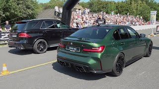 750Hp Bmw M3 G80 Pure Turbos With Custom Exhaust Vs Mercedes-Amg Gle63