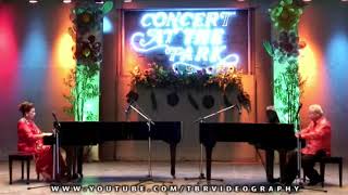 #6)ISS Plays Rach Con#2 M1 (EXCERPT F) 2 Pianos/Prof. Reyes RPCJT Concert at the Park Manila 011313