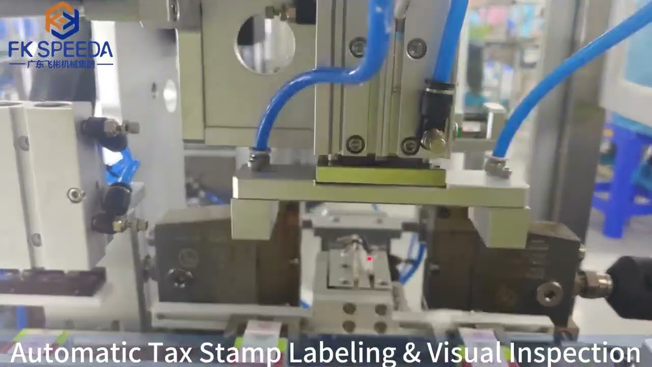 Automated Tax Stamp Labeling & Visual Inspection