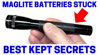 Mini Maglite Flashlight - How To Remove Stuck Corroded Batteries by proclaimliberty2000 14,857 views 5 months ago 2 minutes, 28 seconds