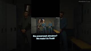 Powerwash sim in FiveM roleplay #fivemscript #gta #roleplay #fivemrp