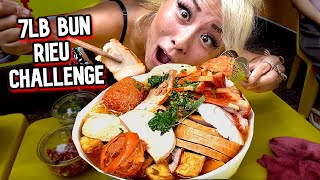 7LB BUN RIEU CHALLENGE in Vietnam!! 1,200,000 dongs CASH PRIZE #RainaisCrazy @RainaHuang