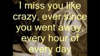 natalie cole miss you like crazy lyrics