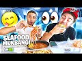 TRYING CRAB LEGS FOR THE FIRST TIME! | SEAFOOD MUKBANG!