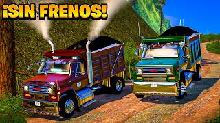 ¡Volqueta MUY CARGADA SE QUEDA SIN FRENOS! | American Truck Simulator