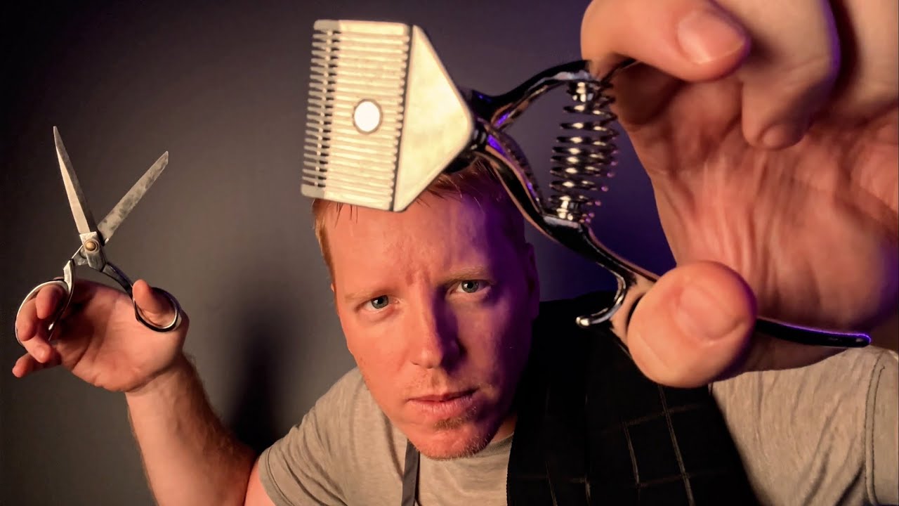 ASMR | Stereo Barbershop Haircut￼
