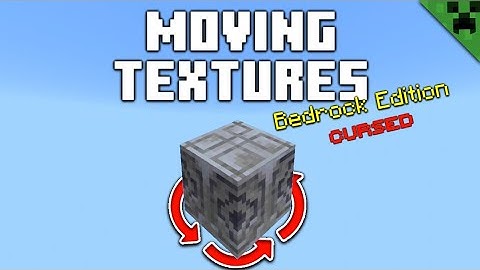 Moving Textures (with 3 Speeds) for Bedrock Edition | Showcase Video | Challenge/Cursed Texture Pack