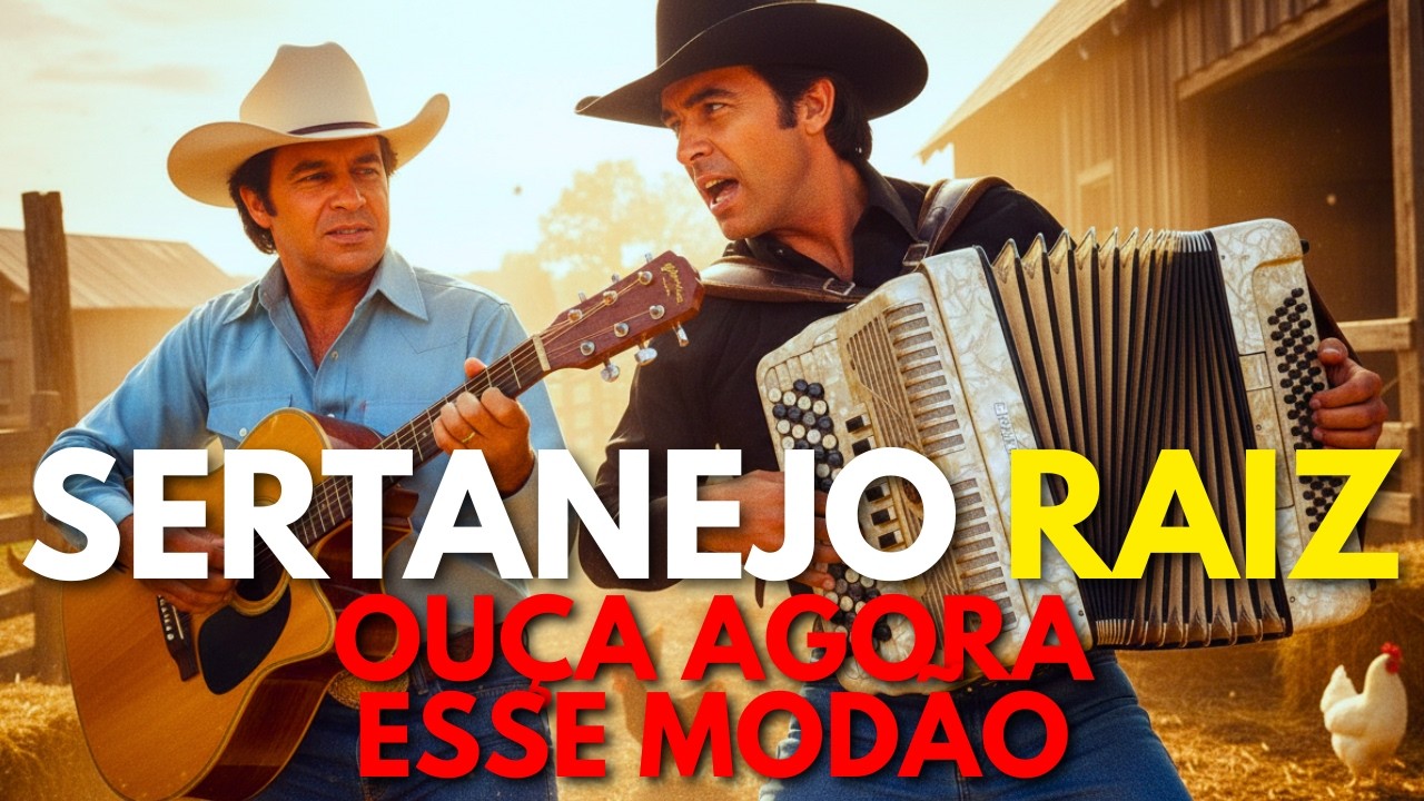 Sertanejo Raiz de Alma e Coração - Playlist - Viola e Sanfona | Modão Antigo com Santi & Santiago