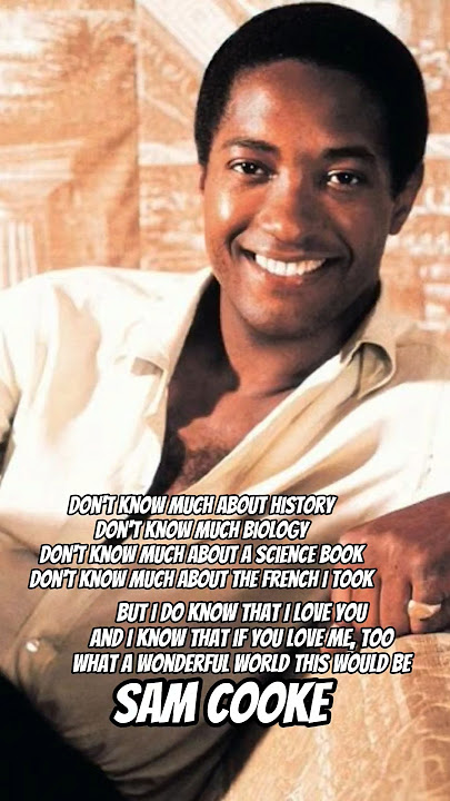 Wonderful World #samcooke #60smusic