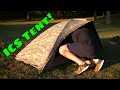 Improved Combat Shelter ICS, Camo Tent Review up close.