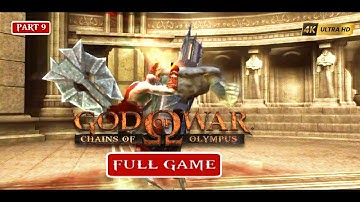 God Of War Chains Of Olympus Walkthrough Full Gameplay PPSSPP #Part 9 ( Android 4K HD 2160p )