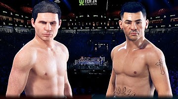Julio Cesar Chavez vs Arturo Gatti FULL FIGHT | Undisputed Boxing Game AI Simulation (CPU vs CPU)