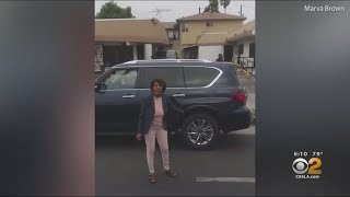 Rep. Maxine Waters Pulls Over After Witnessing LASD Deputies Stop Black Man