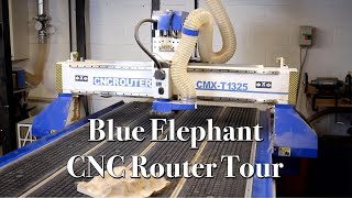 Blue Elephant 1325 CNC Router Machine Tour