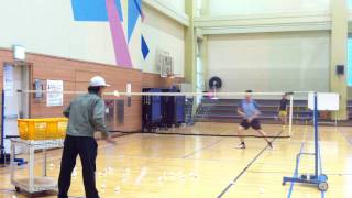 Badminton lesson 20150309(MON) - smash 2