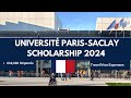 🇫🇷 "University of Paris-Saclay Scholarship | Fully Funded | Application Process | Study in France