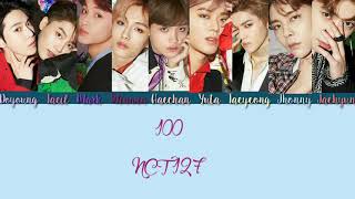 NCT 127 - 100 (Lyrics Color Coded sub Indo)