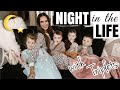 Our NEW NIGHT in the life with TRIPLETS and a toddler!!! Our NIGHT TIME routine