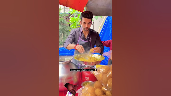 Just a normal day for panipuri vala east or west panipuri vala bhaiya is the best #mukeshjaiswal