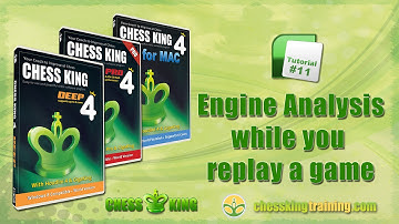 Chess King 4 Tutorial 11 - Houdini Analysis during replay in Chess King 4 for PC/Mac
