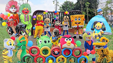 LAGU CICAK CICAK DI DINDING, BABYSHARK, BALONKU ❤️ VERSI ONDEL ONDEL JOGET BADUT SUPER LUCU