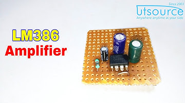 How to make Audio Amplifier with LM386 IC at home