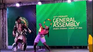 Traditional singer 'Wanne Star' Performing Live at 44th Ordinary CAF General Assembly night.